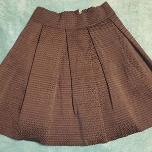 Black short skirt